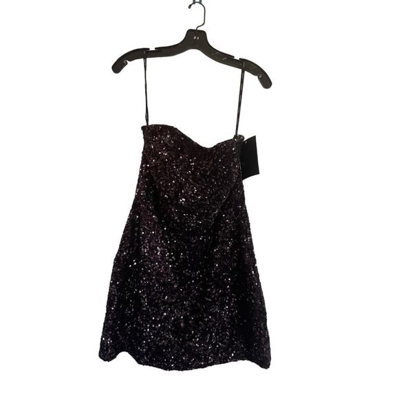 Retrofete Heather mini dress Dark Chocolate L - Picture 6 of 9
